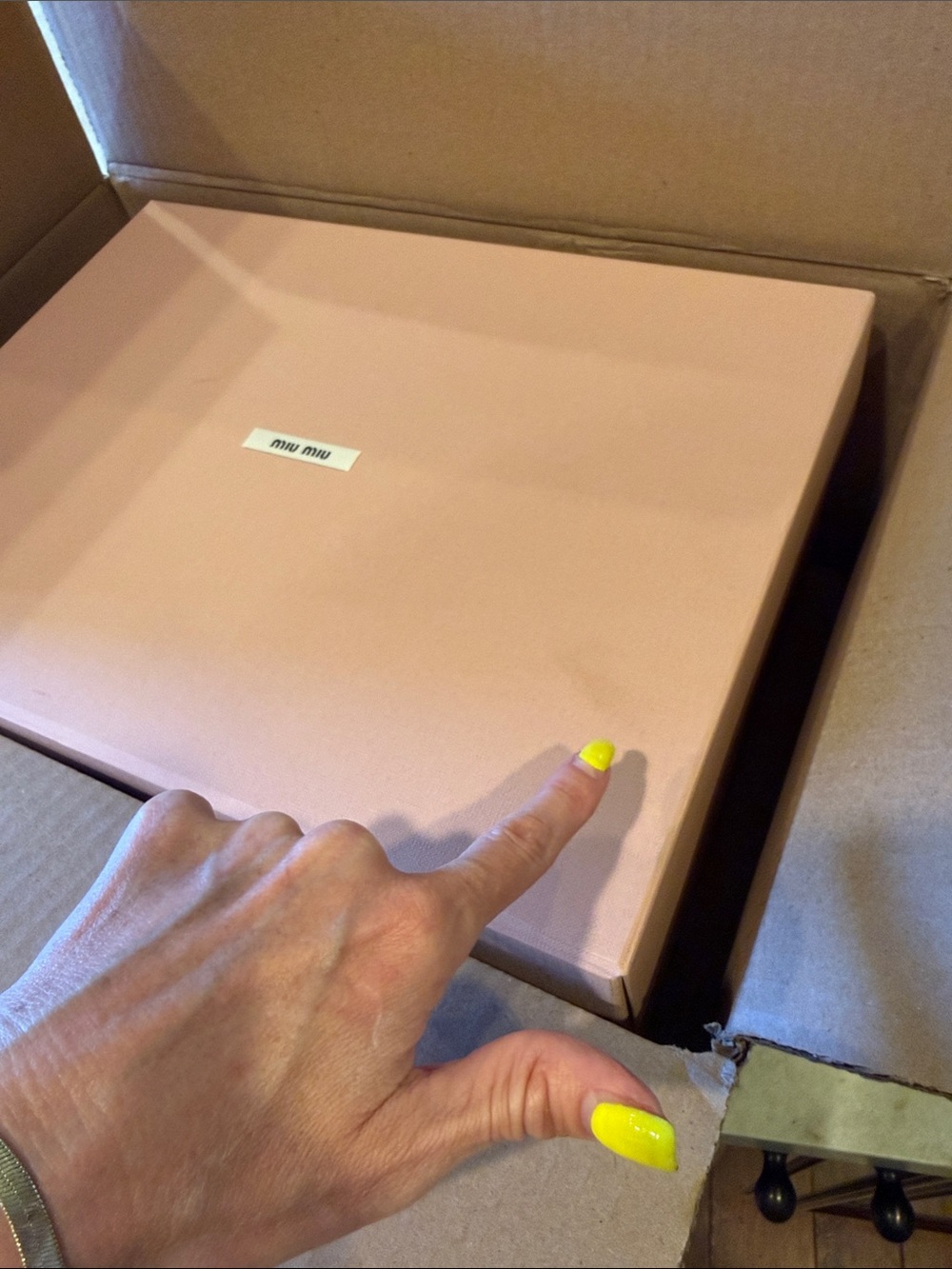 Miu Miu Blush Pink Gift Box with Ribbon - Picture 9 of 9